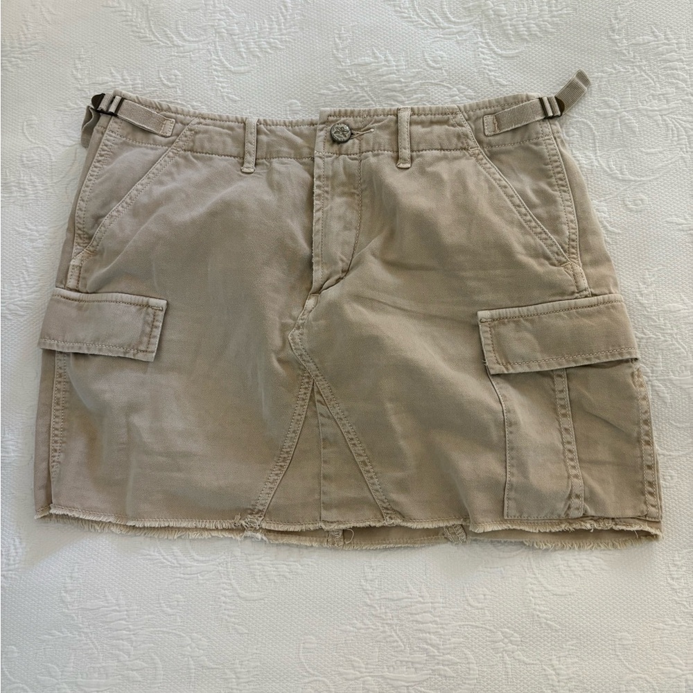 Da-Nang Beige Cargo Skirt